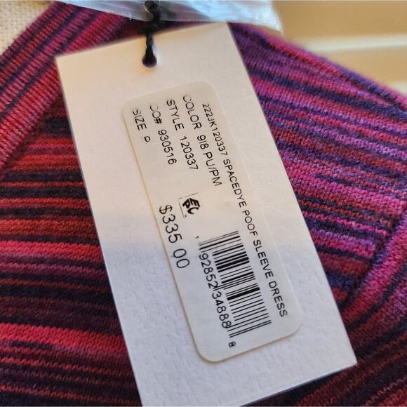 MILLY NEW MARLED PURPLE CASUAL SWEATER DRESS SIZE P - Picture 5 of 8